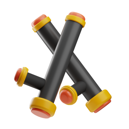 Art Martial Tonfa  3D Icon