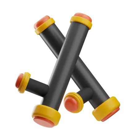 Art Martial Tonfa  3D Icon