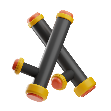 Arte marcial tonfa  3D Icon