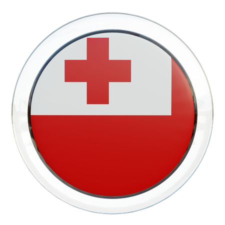 Tonga Flag  3D Icon