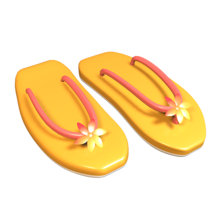 Tongs  3D Icon