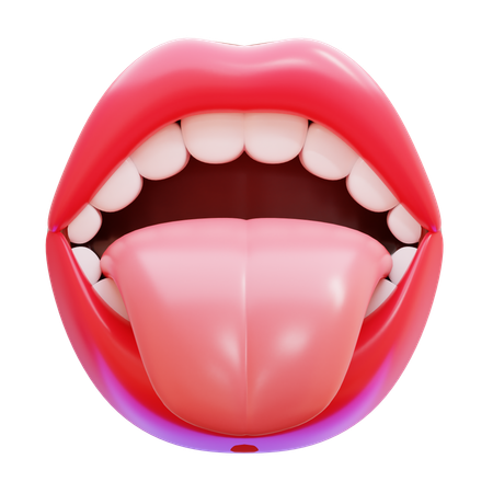 Tongue  3D Icon