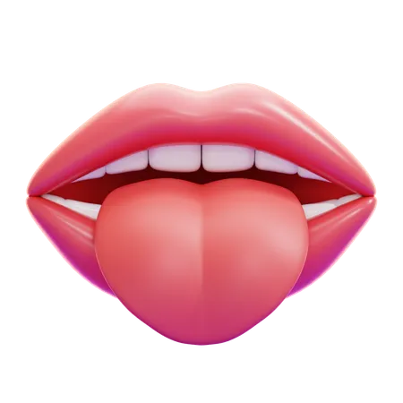 TONGUE  3D Icon