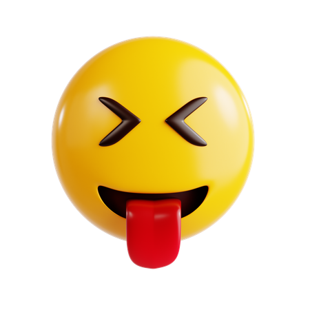 Tongue Emoji  3D Icon
