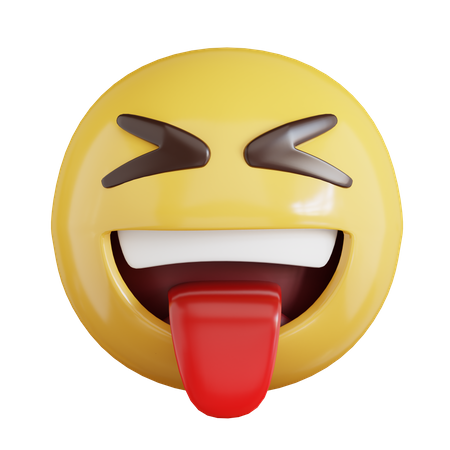 Tongue Emoji  3D Icon