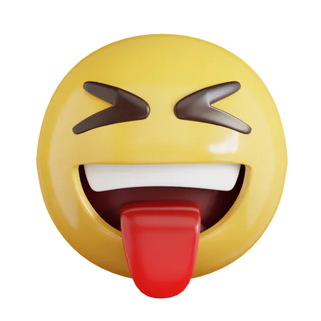 Tongue Emoji  3D Icon