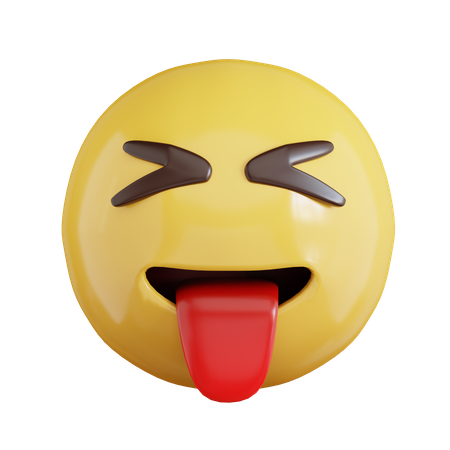 Tongue Emoji  3D Icon