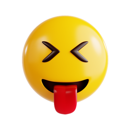 Tongue Emoji  3D Icon