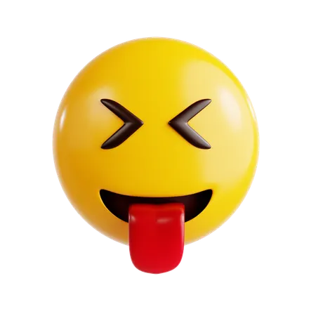 Tongue Emoji  3D Icon