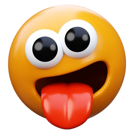 Tongue Emoji  3D Icon