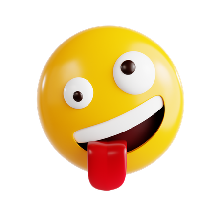 Tongue Emoji  3D Icon