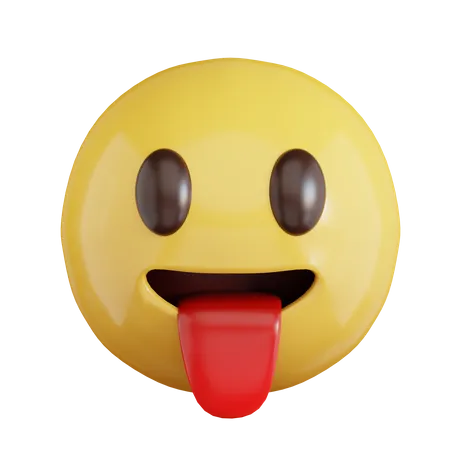 Tongue Emoji 3D Icon