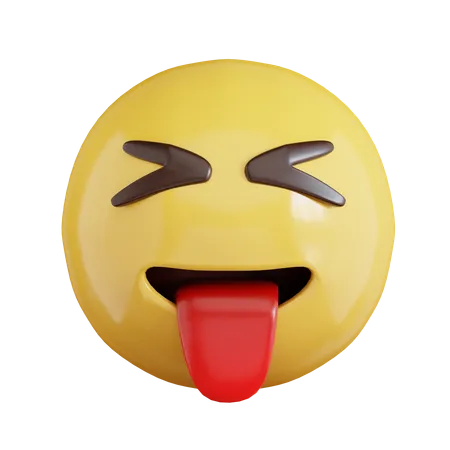 Tongue Emoji 3D Icon