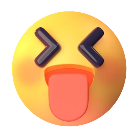 Tongue Out  3D Icon