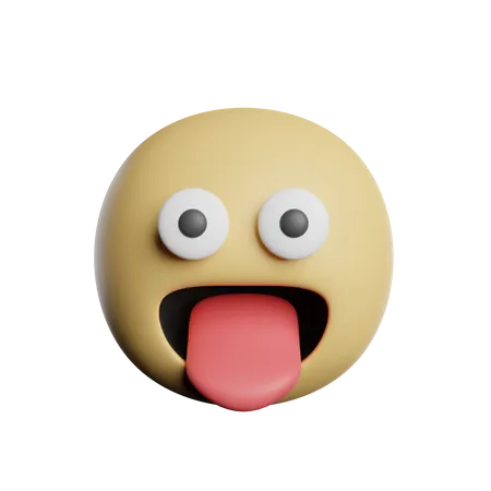 Tongue Out  3D Icon