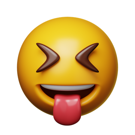 Tongue Out Emoji  3D Icon