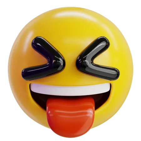 Tongue Out Emoji  3D Icon
