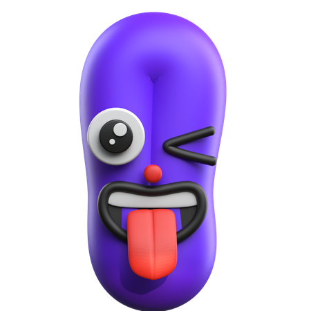 Tongue Out Emoji  3D Icon