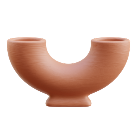 Vase aus Ton  3D Icon