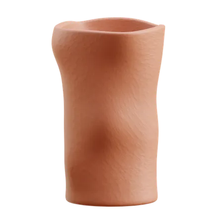 Vase aus Ton  3D Icon