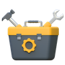 tool box 3d logos