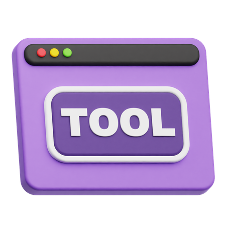Tool Website  3D Icon