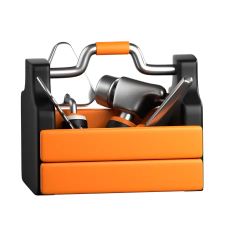 Tools Box 3 D Construction Tools Icon 3D Icon