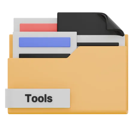 Tools Folder  3D Icon