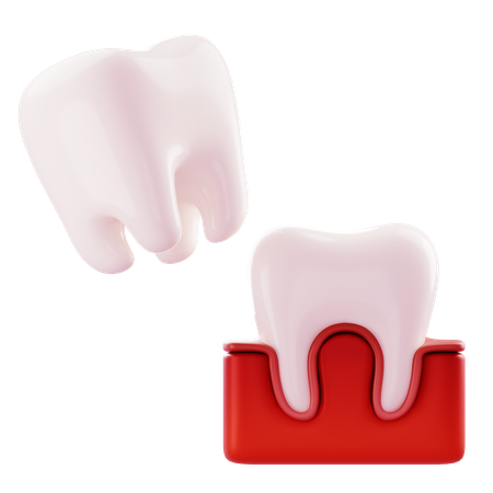 이빨  3D Icon