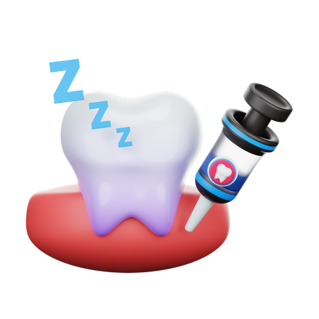Tooth Anaesthesia  3D Icon