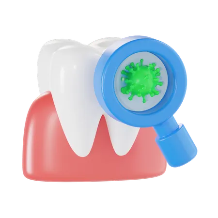 Tooth Bacteria  3D Icon