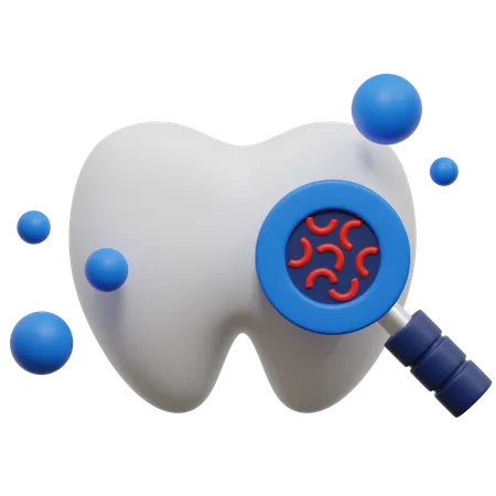 Tooth Bacteria  3D Icon