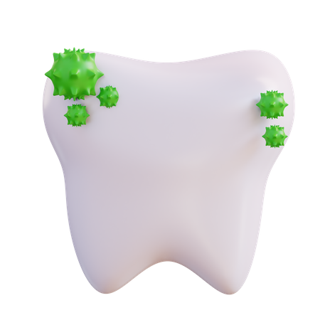 Tooth Bacteria  3D Icon