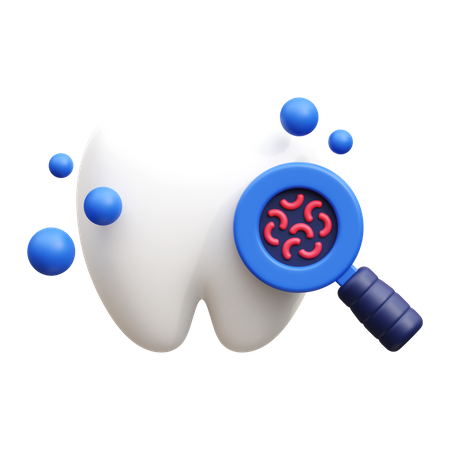 Tooth Bacteria  3D Icon