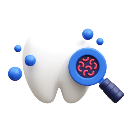 Tooth Bacteria  3D Icon