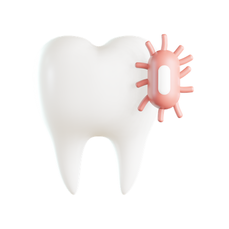 Tooth Bacteria  3D Icon