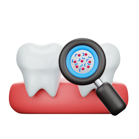 Tooth Bacteria  3D Icon