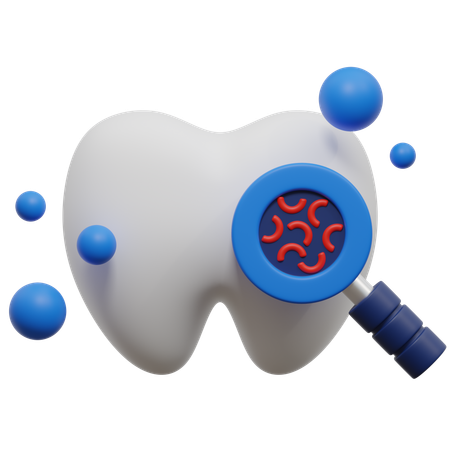 Tooth Bacteria  3D Icon