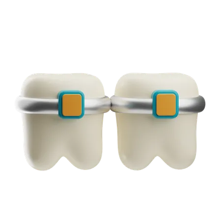 Tooth Brace  3D Icon
