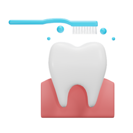 Tooth Brush  3D Icon