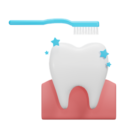 Tooth Brush  3D Icon