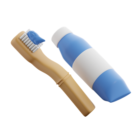 Tooth Brush  3D Icon