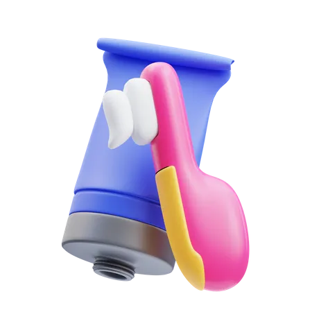 Tooth Brush  3D Icon