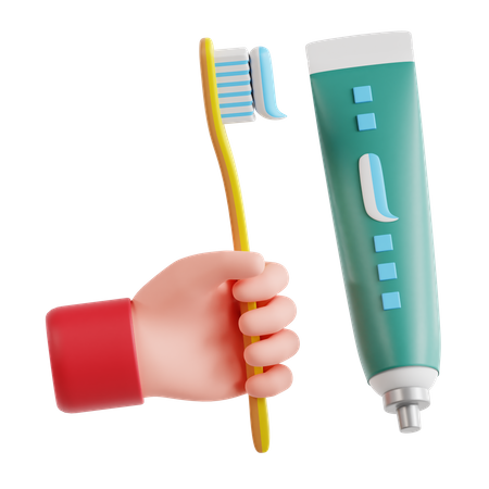 Tooth Brush  3D Icon