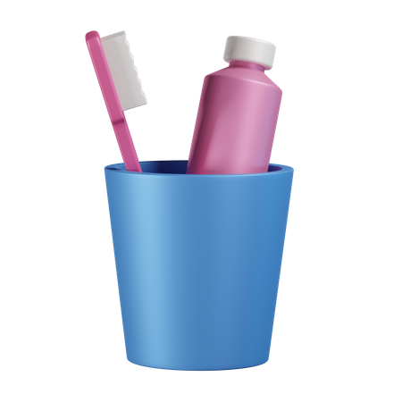 Tooth Brush  3D Icon