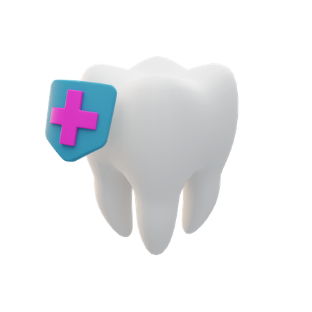 Tooth Care 3D Illustration