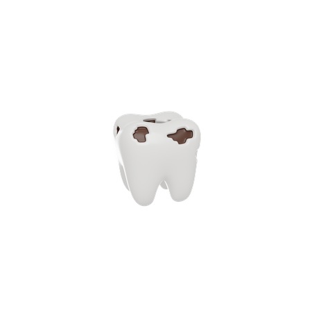 Tooth Caries  3D Icon