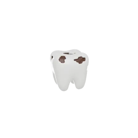 Tooth Caries  3D Icon