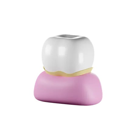 Tooth Caries  3D Icon