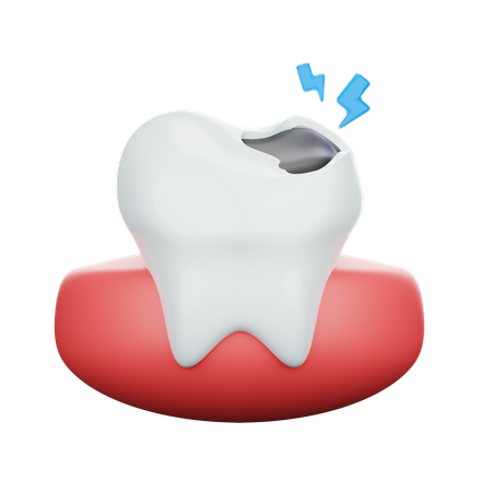 Tooth Cavity  3D Icon